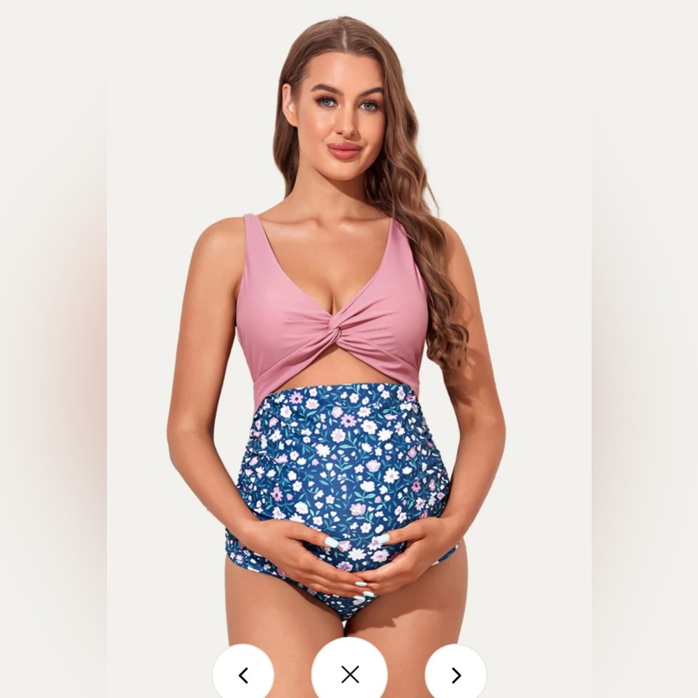 WORN ONCE maternity swimsuit